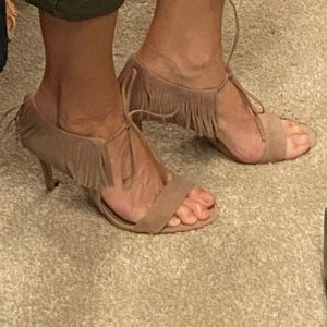 Suede heels Ann Taylor 7.5